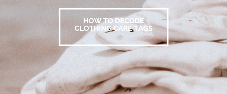 How to decode clothing care tags