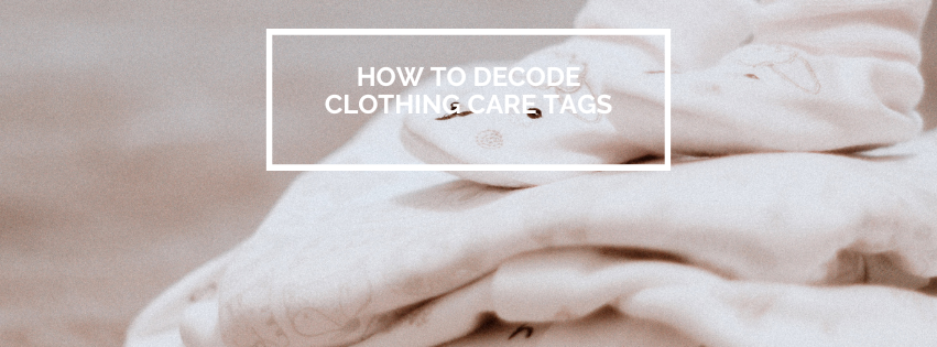 How to decode clothing care tags?