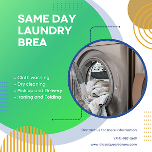 same day laundry brea